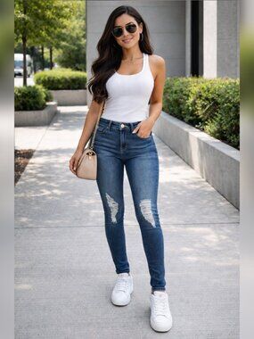 Wanna Betta Butt Mid Rise Skinny Jeans – Size 5/27